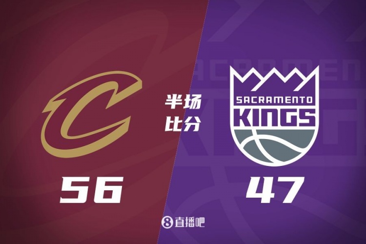 半場(chǎng)戰報:騎士領(lǐng)先國王9分 蒙克14分4助 米切爾9分5板杰羅姆12分